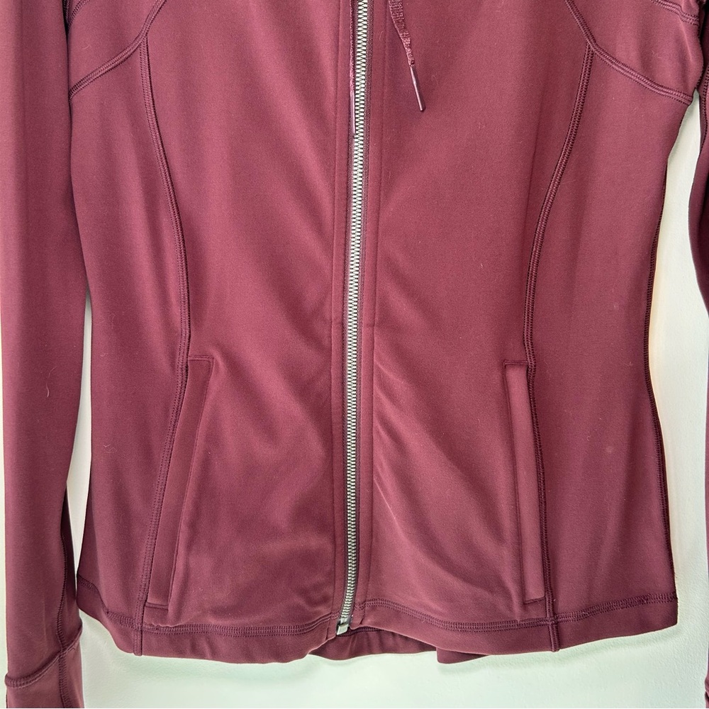 Lululemon Hooded Define Jacket *Nulu Cassis Size 8 - Picture 7 of 13